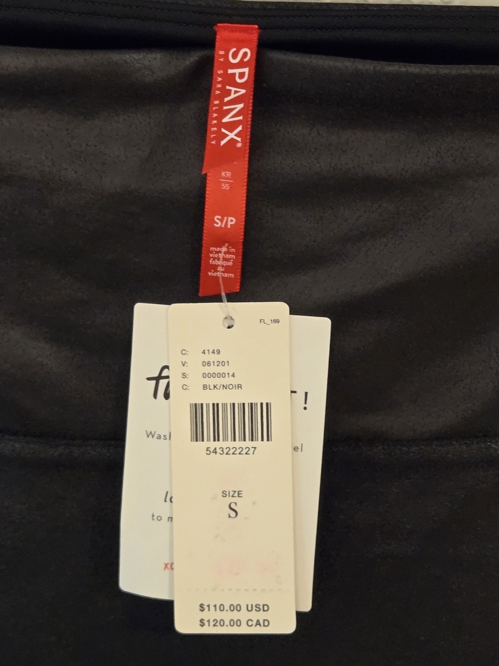 SPANX Black Shapewear Skirt with Retail Tags